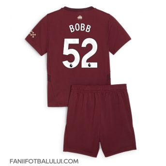 Manchester City Oscar Bobb #52 Echipament de Fotbal Replică 2024-25 Copii Treilea (+ Șorturi)